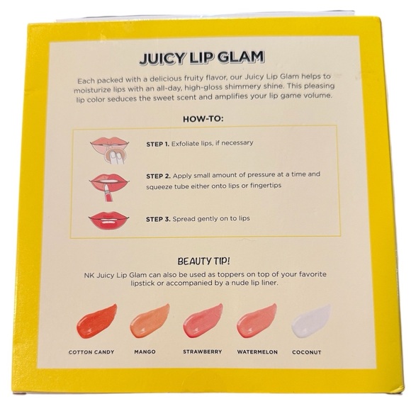 Juicy Lip Glam Glosses Set of 5 - Picture 3 of 3